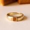 14k Gold Ring with Citrine Quartz, 1950s-1960s 1