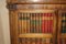 Antikes Regency Chiffonier Sideboard aus Mahagoni, Messing & Leder mit Buchfront, 1810er 9