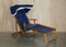 Antique Haxyes Steamer Deck Chairs with Canopy Top and Footrests, 1900s, Set of 2, Image 12