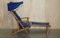 Antique Haxyes Steamer Deck Chairs with Canopy Top and Footrests, 1900s, Set of 2 7