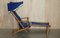 Antique Haxyes Steamer Deck Chairs with Canopy Top and Footrests, 1900s, Set of 2, Image 7