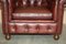 Antique Oxblood Leather Chesterfield Gentleman's Club Chairs, Set of 2, Image 12