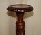 Hand Carved Fruitwood Vine Display Stands with Claw and Ball Feet, Set of 2 6