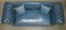 William IV Regency Hump Back Chesterfield Sofa in Blue Leather, 1830s 15