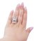 Saphire & Diamanten mit 14 Karat Roségold und Silber Ring 4