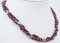Garnets with Diamonds & Torchon Necklace 2