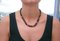 Garnets with Diamonds & Torchon Necklace 4
