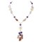 Moonstones with Amethysts & Rose Gold Necklace, Image 1