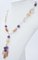 Moonstones with Amethysts & Rose Gold Necklace 2