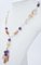 Moonstones with Amethysts & Rose Gold Necklace, Image 2