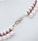 Collar de diamantes con rubíes y perlas blancas con oro rosa y plata, Imagen 3