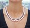 Diamanten mit Rubinen & weißen Perlen mit Roségold und Silber Halskette 6