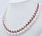 Diamonds with Rubies & White Pearls with Rose Gold and Silver Necklace 2