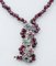 Collana di granati con smeraldi e rubini con zaffiri e diamanti, Immagine 2
