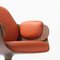 Fauteuil Bas en Cuir Contreplaqué Orange par Jaime Hayon 4