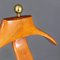 Mid-Century Italian Beech Brass Valet Clothes Stand by Reguitti Brothers for Fratelli Reguitti, 1950s 6