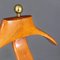 Mid-Century Italian Beech Brass Valet Clothes Stand by Reguitti Brothers for Fratelli Reguitti, 1950s, Image 6