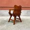 Rustikaler italienischer Armlehnstuhl aus geschwungenem Holz, 1930er, 2er Set 10