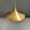 Modern Danish Metal Semi Pendant by Bonderup & Thorup for Fog & Morup, 1970s, Image 5