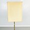 Italienische Mid-Century Stehlampe aus Stoff mit Leder & Messing von Stilnovo, 1970er 6