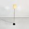 Mid-Century Italian Floor Lamp in Fabric with Leather and Brass from Stilnovo, 1970s, Image 3