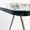 Modern Italian Glass Wood Steel Dining Table Frate by Enzo Mari for Driade, 1973 8