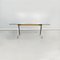 Modern Italian Glass Wood Steel Dining Table Frate by Enzo Mari for Driade, 1973, Image 2