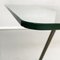 Modern Italian Glass Wood Steel Dining Table Frate by Enzo Mari for Driade, 1973 7