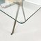 Modern Italian Glass Wood Steel Dining Table Frate by Enzo Mari for Driade, 1973 5