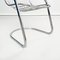 Space Age Italian Chair in Curved Chromed Steel, 1970s 11