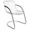 Space Age Italian Chair in Curved Chromed Steel, 1970s 1