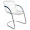 Space Age Italian Chair in Curved Chromed Steel, 1970s, Image 1