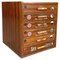 Italian Mid-Century Wooden Chest of Drawers for Tailoring by Filofort, 1940s, Image 1