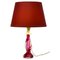 Twisted Crystal Glass Table Lamp from Val Saint Lambert 1
