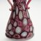 Antique Millefiori Jar in Red and White Murano from Fratelli Toso, 1910 6