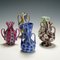 Millefiori Vases in Murano by Fratelli Toso, 1910, Set of 5 3