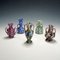 Millefiori Vases in Murano by Fratelli Toso, 1910, Set of 5 2