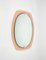 Mid-Century Italian Wall Mirror in Glass Pink by Veca, 1970s 2