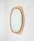 Mid-Century Italian Wall Mirror in Glass Pink by Veca, 1970s 5