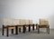 Monk Chairs in Wood and Canvas by Tobia & Afra Scarpa for Molteni, 1970s, Set of 6 4