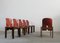 121 Chairs in Walnut and Leather by Tobia & Afra Scarpa for Cassina, 1960s, Set of 6 4