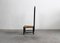 Italian Black Chimney Chair in Beech and Straw from Gio Ponti, 1950s 3