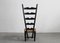 Schwarzer Italienischer Chimney Chair aus Buche & Stroh von Gio Ponti, 1950er 4