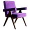 PJ-010803 Committee Chair in Purple by Pierre Jeanneret, 1953s 1