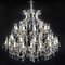 Antique English 41 Light Ballroom Crystal Chandeliers, 1920s, Set of 2 3