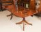 Vintage Mahogany Twin Pillar Dining Table by William Tillman, Image 7