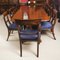 Vintage Mahogany Twin Pillar Dining Table by William Tillman, Image 6