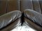 Dark Brown Eurochair Leather Sofa from Girsberger, 1970s 11
