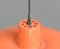 Orange Model Ph4 Pendant Light by Louis Poulson, 1960s 7