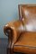 Club chair vintage in pelle di pecora, Immagine 8